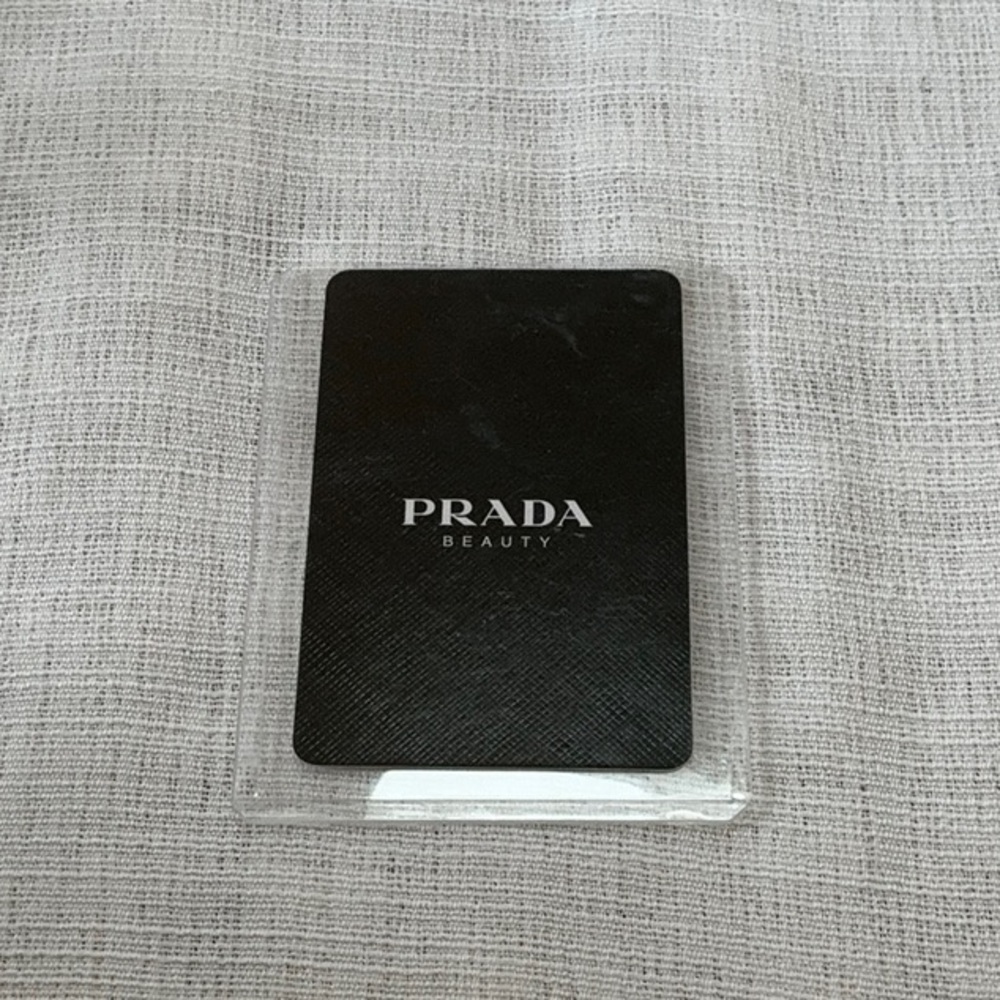 Prada Playing Card with Black Diamond Design